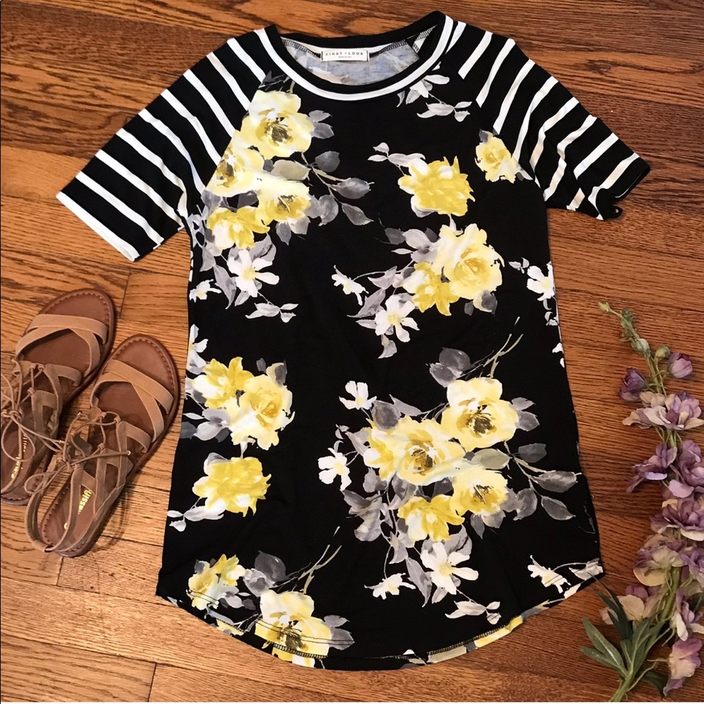 First Look raglan tee